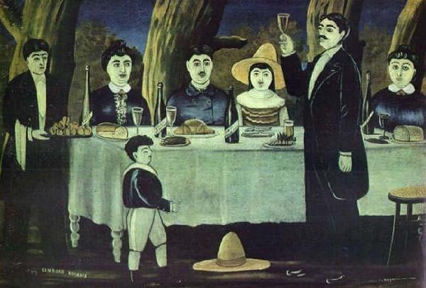 Niko Pirosmanashvili A Family Celebration France oil painting art